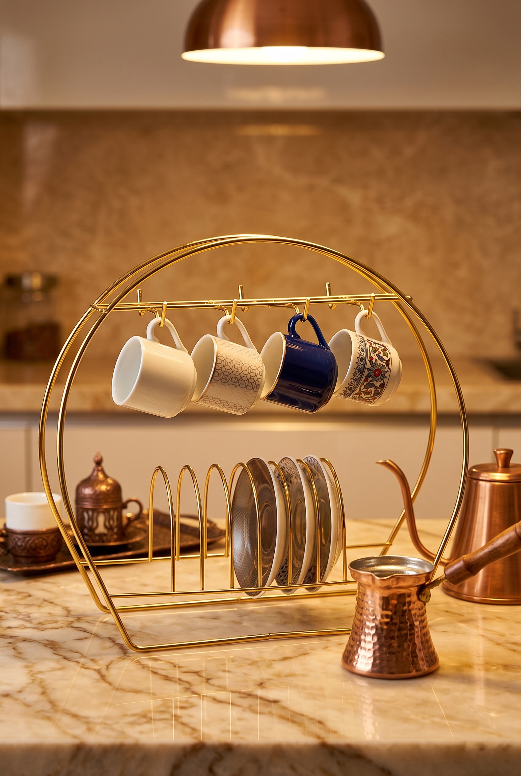 Filora Home Kaffeetassenständer — in einem türkischen Badezimmer