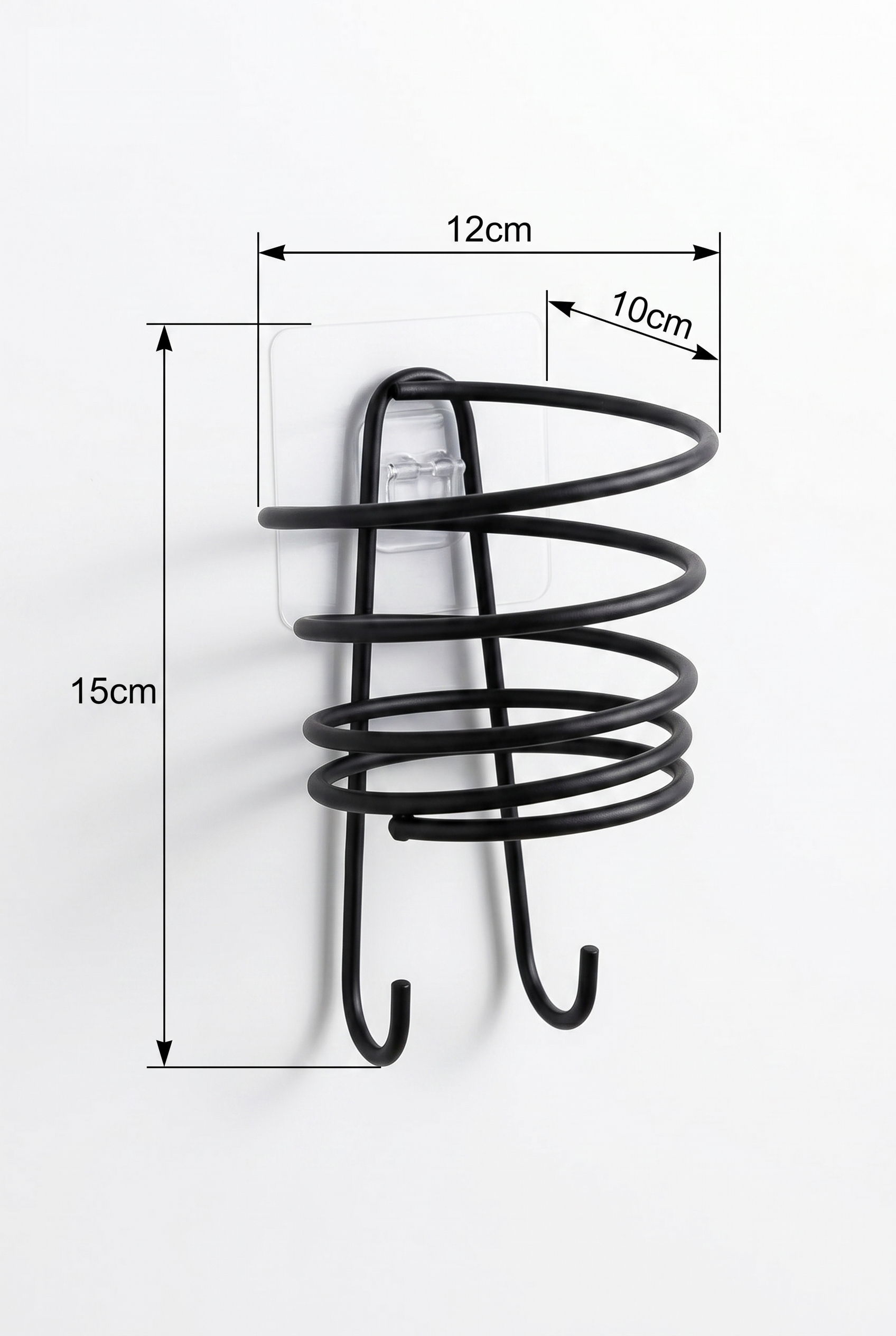 Filora Home Föhnhalter — Produktabmessungen und Maße