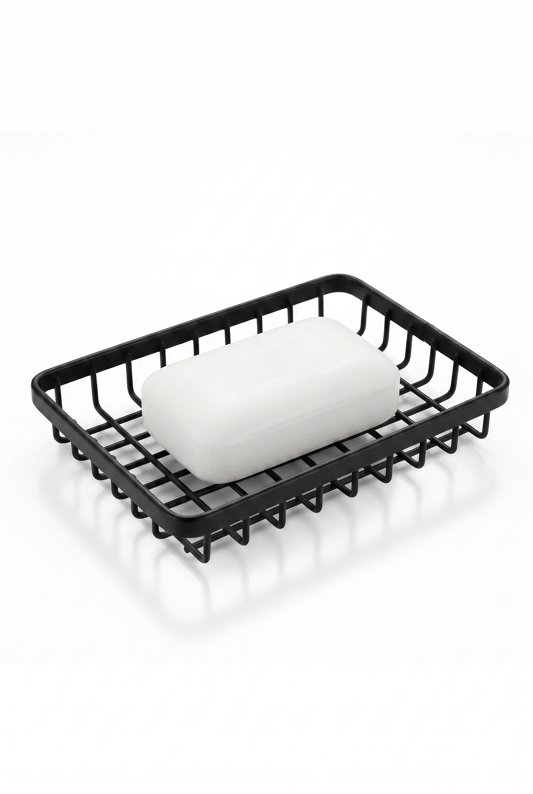 Filora Home Seifenschale & Schwammhalter — auf weißem Hintergrund – Studioaufnahme